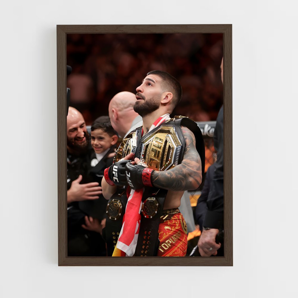 Poster Le Charisme d'Ilia – affiche MMA (vue 5)